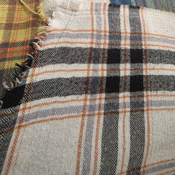 Urban Outfitters BDG Patchwork Hoodie Sweatshirt Size Medium Boho Distressed - Picture 10 of 13